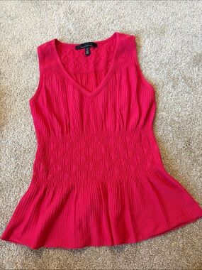 WHBM peplum top